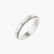 silver spinning star eternity band ring