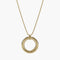 gold 4-bead fidget necklace