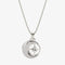 silver moon and spinning star necklace