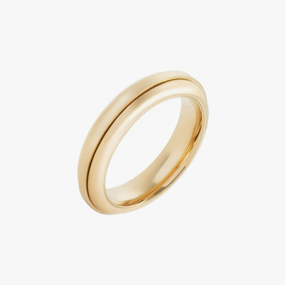 gold spinning band ring