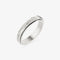 silver spinning molten ring