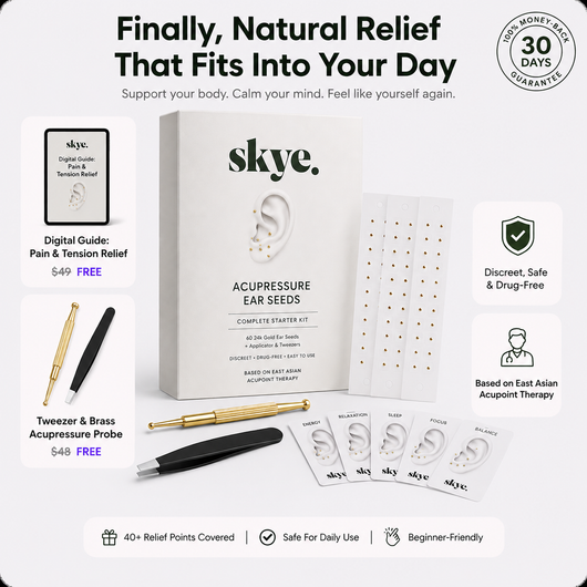 skye. Acupressure Ear Seeds – Stress & Sleep Support Kit