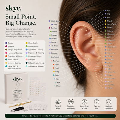 skye. Acupressure Ear Seeds – Stress & Sleep Support Kit