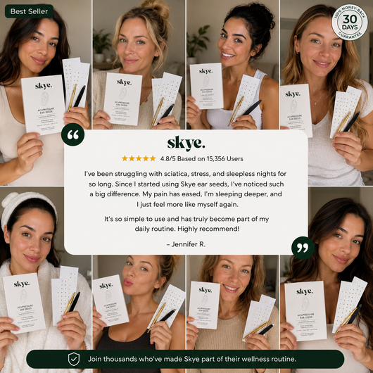 skye. Acupressure Ear Seeds – Stress & Sleep Support Kit