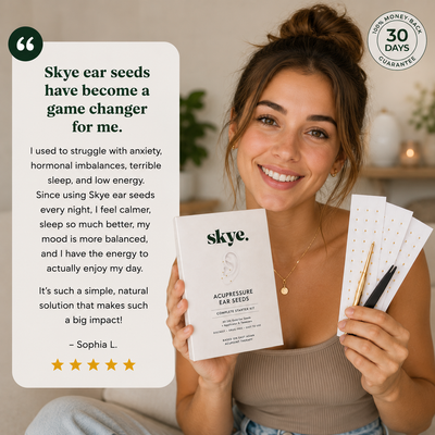 skye. Acupressure Ear Seeds – Stress & Sleep Support Kit