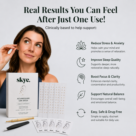 skye. Acupressure Ear Seeds – Stress & Sleep Support Kit