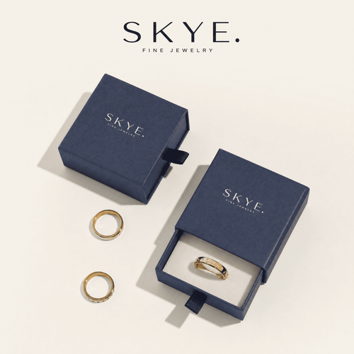 gold 4-bead adjustable anxiety ring