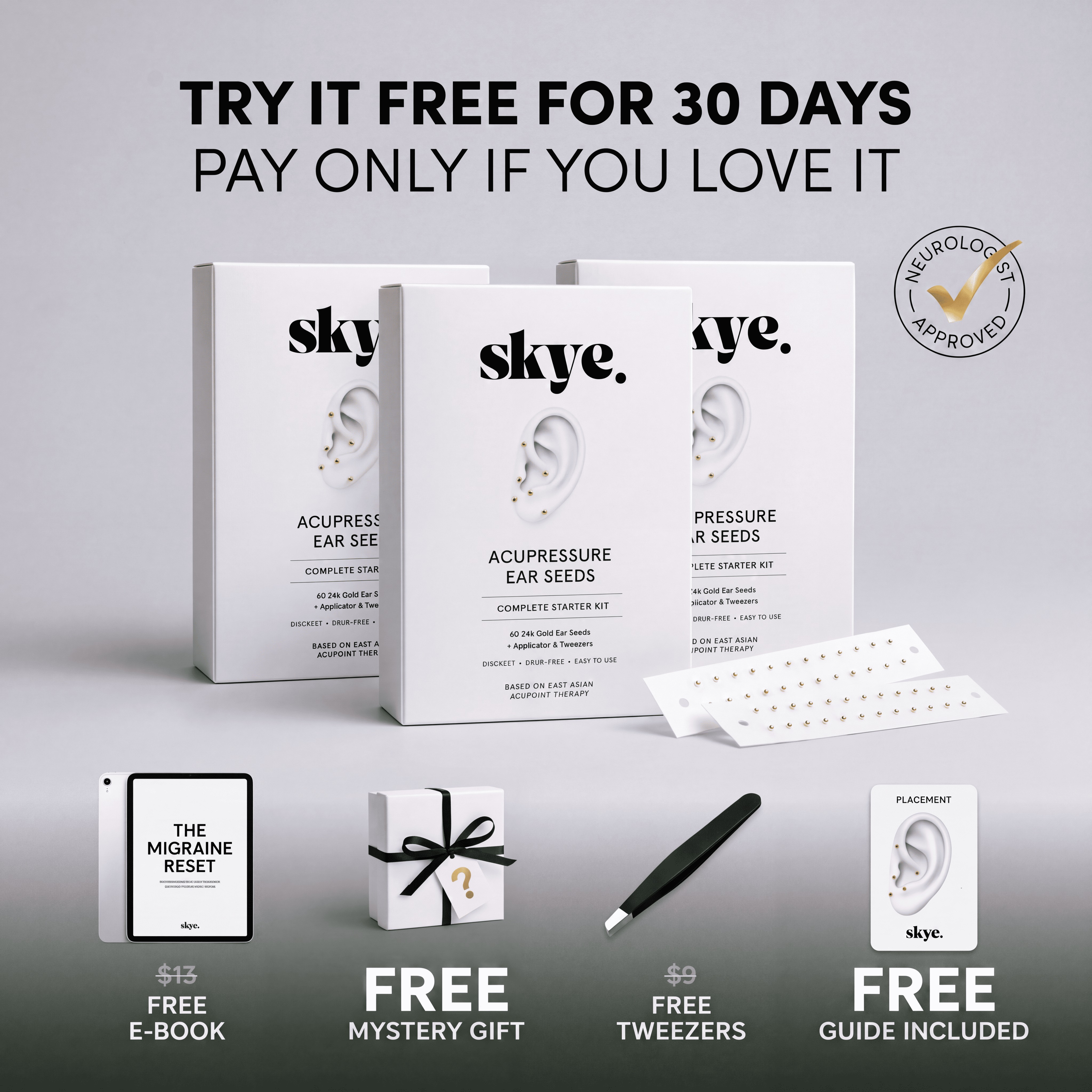 Acupressure Ear Seeds Kit