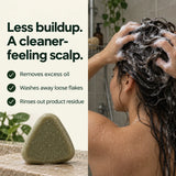 Wash away loose flakes, remove excess oil and product buildup, and leave roots feeling lighter.